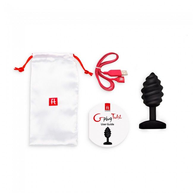 G-VIBE - GPLUG TWIST CON VIBRAZIONE NERA - immagine 2