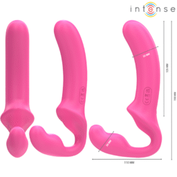 Alternative view of INTENSE - AMY DOPPIO VIBRATORE 20 CM ROSA TELECOMANDO
