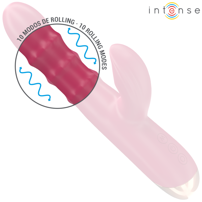 INTENSE - CHLOE VIBRATORE MULTIFUNZIONE 3 IN 1 ROSSO - immagine 2