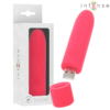 INTENSE - SYMONE PROIETTILE VIBRANTE RICARICABILE USB 8 VIBRAZIONI ROSSO 10 X 2
