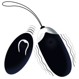 Alternative view of INTENSE - UOVO VIBRANTE FLIPPY II CON TELECOMANDO NERO