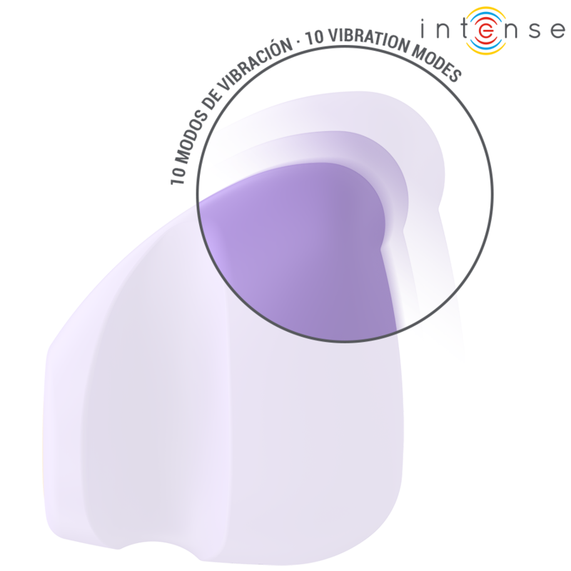 INTENSE - URSULA STIMOLATORE 10 VIBRAZIONI VIOLA - immagine 4