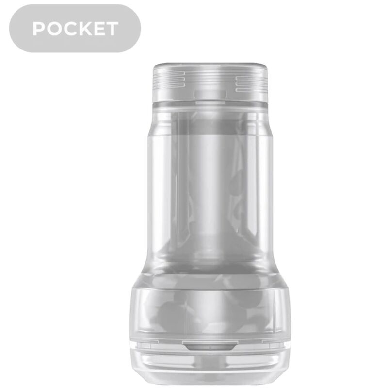 KIIROO - FEEL POCKET STROKER CRYSTAL DI KIIROO TRASPARENTE - immagine 3
