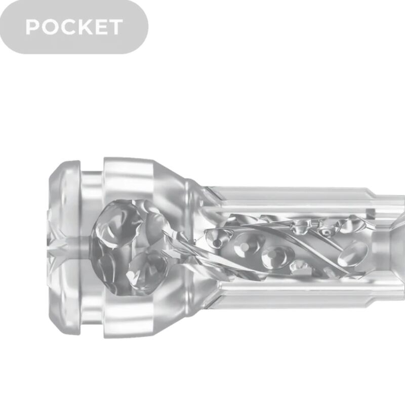 KIIROO - FEEL POCKET STROKER CRYSTAL DI KIIROO TRASPARENTE - immagine 4