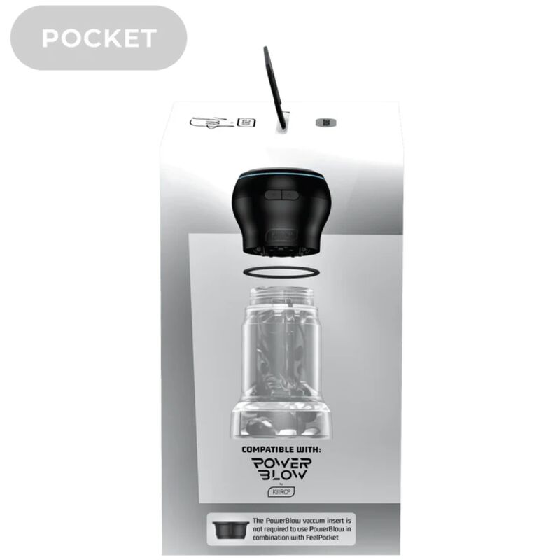 KIIROO - FEEL POCKET STROKER CRYSTAL DI KIIROO TRASPARENTE - immagine 6