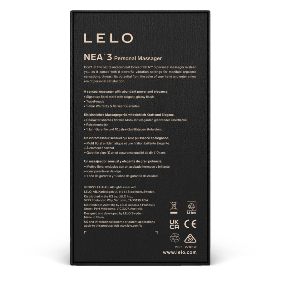 LELO - MASSAGGIATORE PERSONALE NEA 3 - BLU - immagine 5