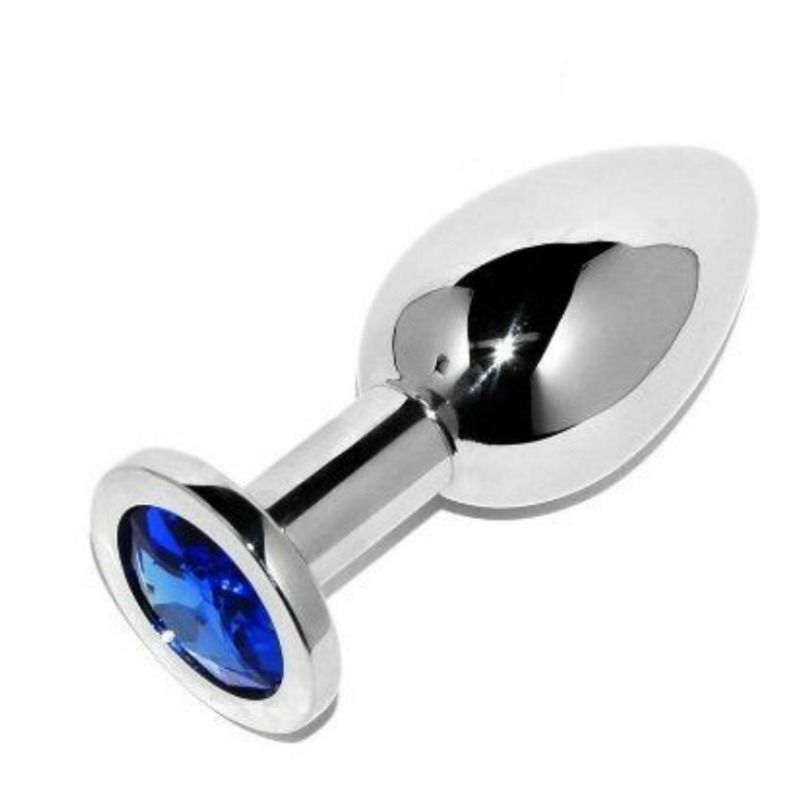 METAL HARD - PLUG ANALE DIAMOND BLUE PICCOLO 5.71CM - immagine 2