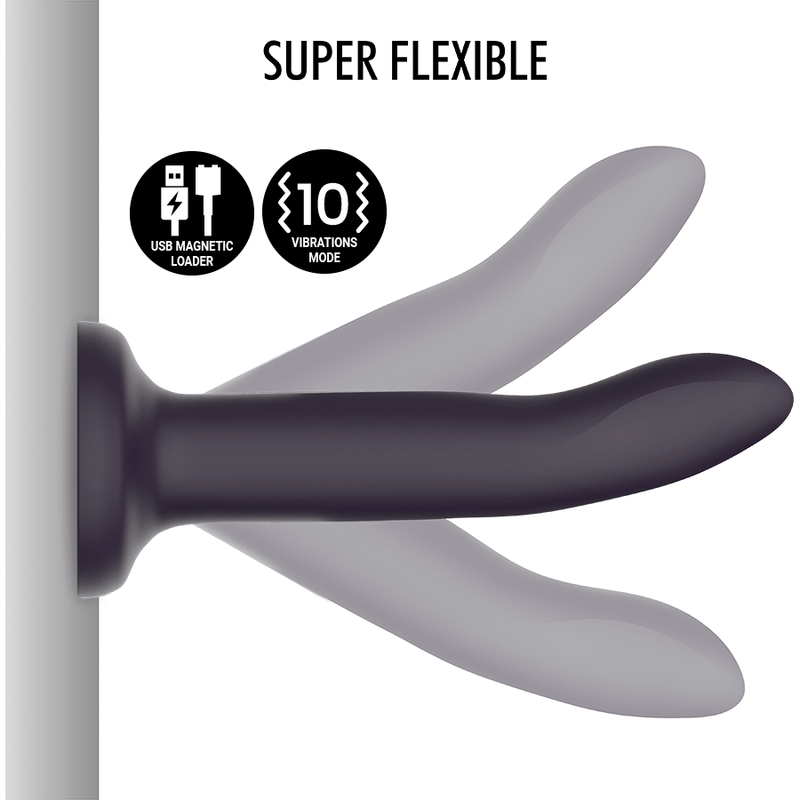 MYTHOLOGY - DUMAN MYSTIC DILDO M - VIBRATORE COMPATIBILE CON TECNOLOGIA WIRELESS WATCHME - immagine 6