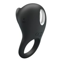 Alternative view of PRETTY LOVE - ANELLO VIBRANTE PER PENE CON LINGUA NERA