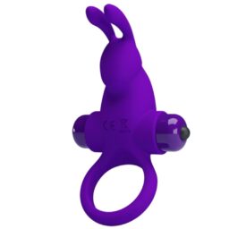 Alternative view of PRETTY LOVE - ANELLO VIBRATORE I CONIGLIO PER PENE VIOLA