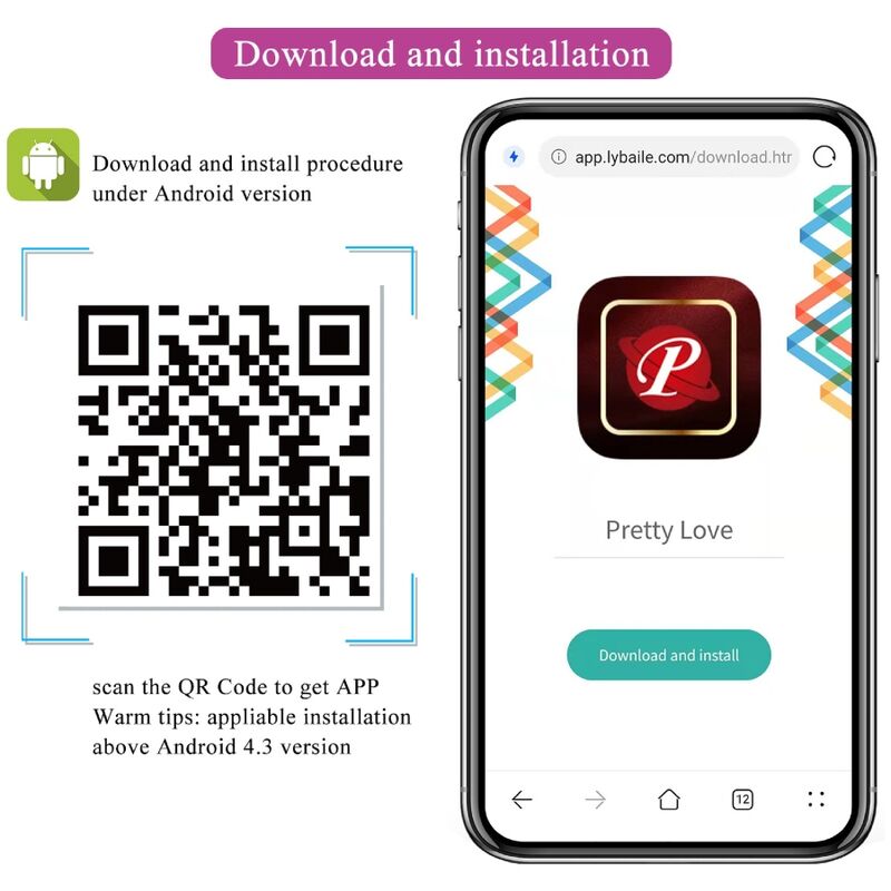 PRETTY LOVE - NINFA UOVO VIBRANTE APP CONTROLLATO VIOLA - immagine 10