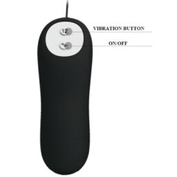 Alternative view of PRETTY LOVE - PLUG ANALE ANCORANTE IN SILICONE 12 MODALIT DI VIBRAZIONE NERO