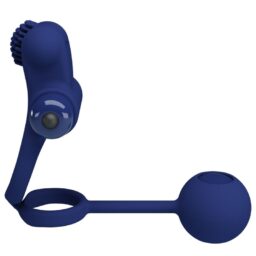 Alternative view of PRETTY LOVE - REMINGTON DOPPIO ANELLO VIBRANTE CON PLUG BLU