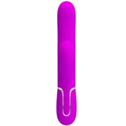 Alternative view of PRETTY LOVE - VIBRATORE MULTIFUNZIONE PERLITA 3 IN 1 G-SPOT VIOLA