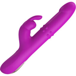 Alternative view of PRETTY LOVE - VIBRATORE REESE CON ROTAZIONE VIOLA