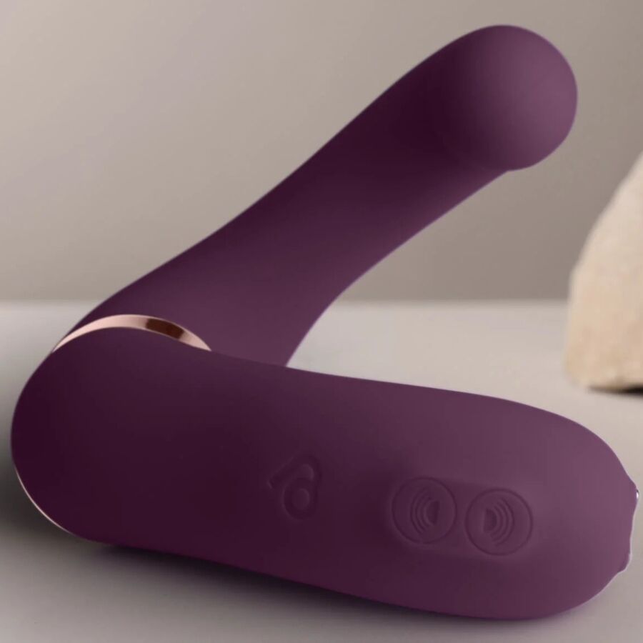 ROCKS-OFF - GEMINI DOPPIO VIBRATORE STIMOLATORE DEL CLITORIDE PUNTO G VIOLA - immagine 5