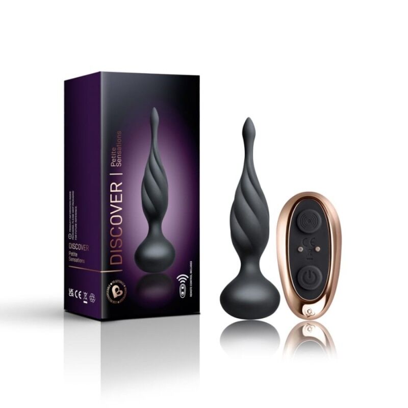 ROCKS-OFF - STIMOLATORE ANALE DISCOVER - NERO - immagine 2