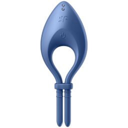 Alternative view of SATISFYER - APP VIBRATORE BULLSEYE RING BLU