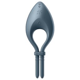 Alternative view of SATISFYER - APP VIBRATORE BULLSEYE RING GRIGIO