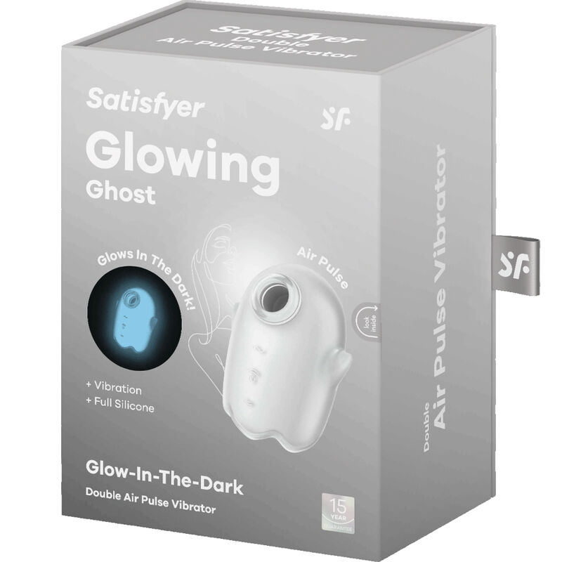 SATISFYER - GHOST AIR PULSE & VIBRATORE BIANCO - immagine 6