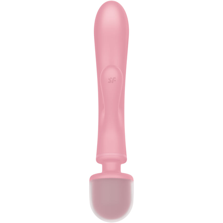 SATISFYER - MASSAGGIATORE VIBRATORE CONIGLIO TRIPLE LOVER ROSA - immagine 4