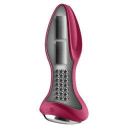 Alternative view of SATISFYER - ROTATOR PLUG 2+ APP VIBRANTE PLUG ROSSO