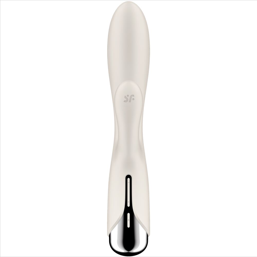 SATISFYER - SPINNING RABBIT 1 STIMOLAZIONE CLITORIDE E PUNTO G BEIGE - immagine 2