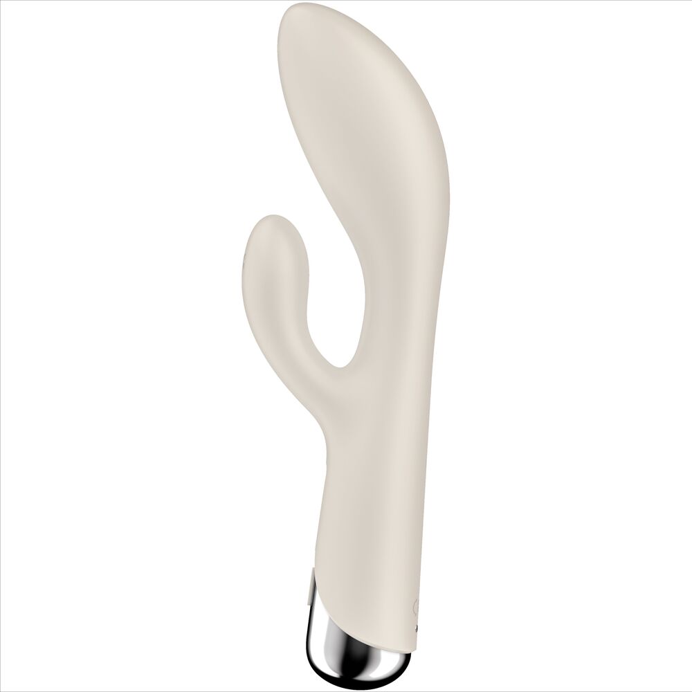 SATISFYER - SPINNING RABBIT 1 STIMOLAZIONE CLITORIDE E PUNTO G BEIGE - immagine 4