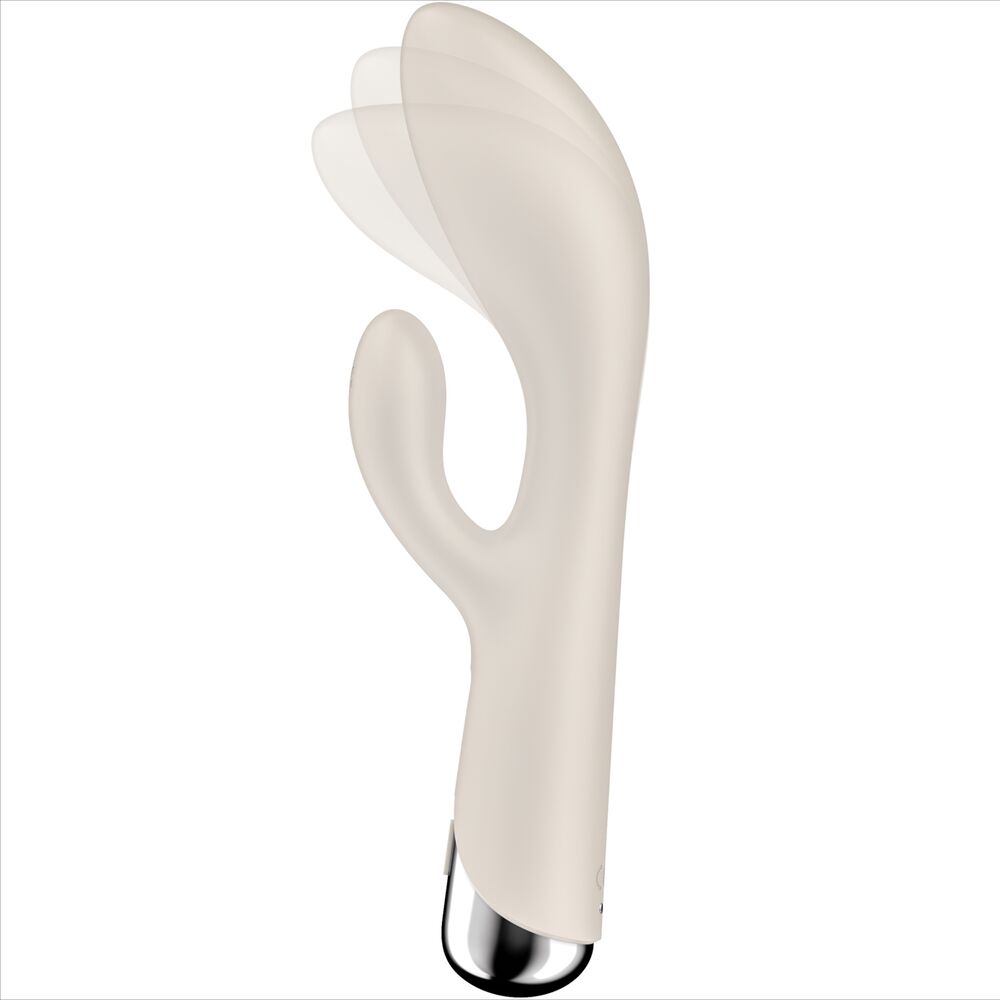SATISFYER - SPINNING RABBIT 1 STIMOLAZIONE CLITORIDE E PUNTO G BEIGE - immagine 5