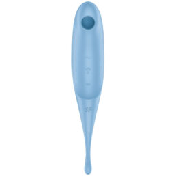 Alternative view of SATISFYER - STIMOLATORE E VIBRATORE TWIRLING PRO AIR PULSE BLU