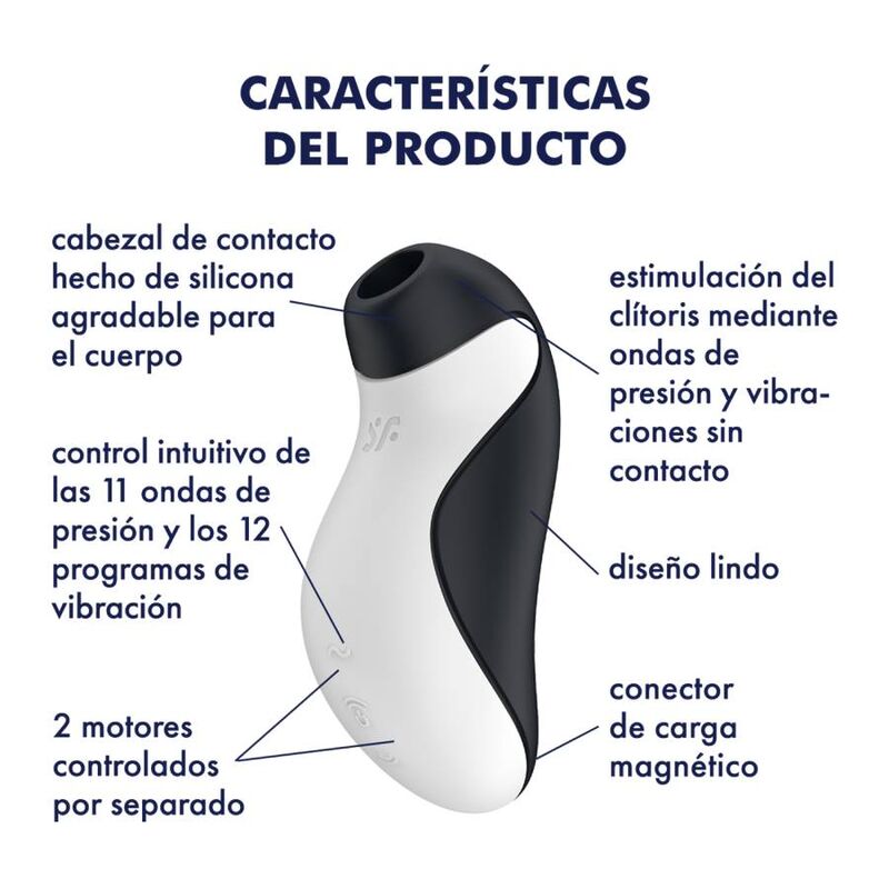 SATISFYER - STIMOLATORE ORCA AIR PULSE + VIBRAZIONE - immagine 7