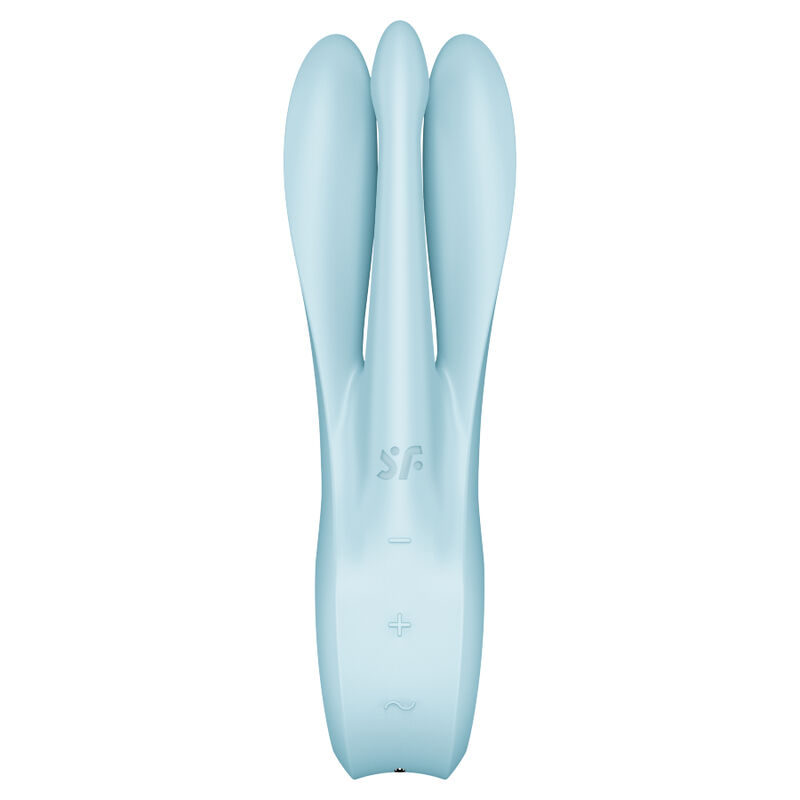 SATISFYER - THREESOME 1 VIBRATORE BLU - immagine 3