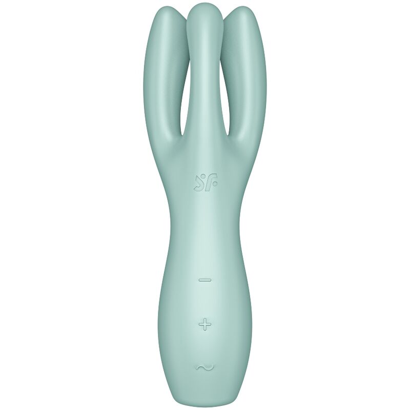 SATISFYER - VIBRATORE THREESOME 3 MENTA - immagine 2