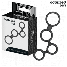 ADDICTED TOYS - ANELLO PER PENE CON DIVISORI PER TESTICOLI