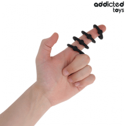 Alternative view of ADDICTED TOYS - SET DI ANELLI IN SILICONE A PRESSIONE