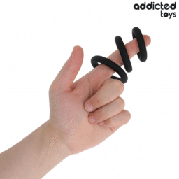 Alternative view of ADDICTED TOYS - SET DI ANELLI IN SILICONE MODELLO 1