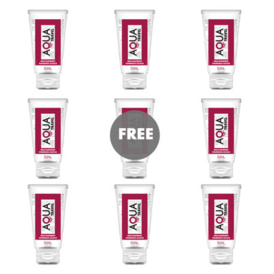 AQUA TRAVEL - LUBRIFICANTE ALL''ACQUA AL GUSTO DI LAMPONE SELVATICO - 50 ML 8+1 IN OMAGGIO