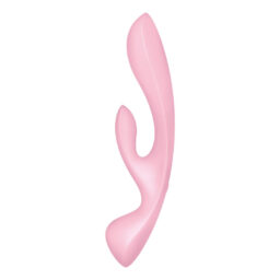 Alternative view of SATISFYER - TRIPLE OH VIBRAZIONE IBRIDA ROSA