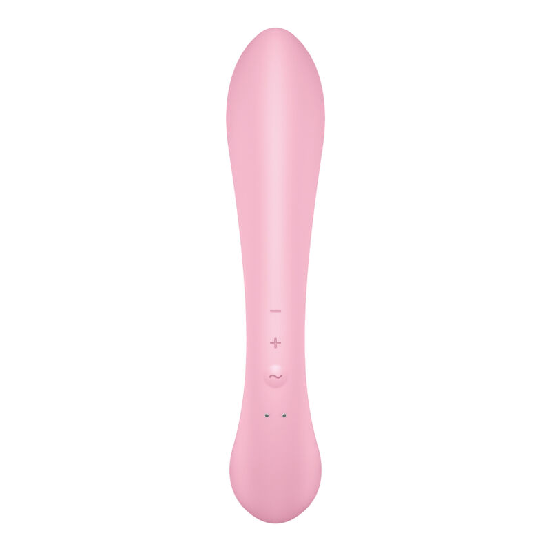 SATISFYER - TRIPLE OH VIBRAZIONE IBRIDA ROSA - immagine 3