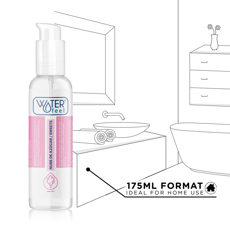 WATERFEEL - LUBRIFICANTE NUVOLA DI ZUCCHERO 175 ML - immagine 5