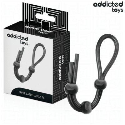 ADDICTED TOYS - CORDA IN SILICONE PER IL PENE A TRIPLO ANELLO