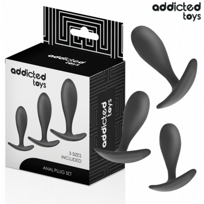 ADDICTED TOYS - SET DI 3 TAPPI ANALI MODELLO 2