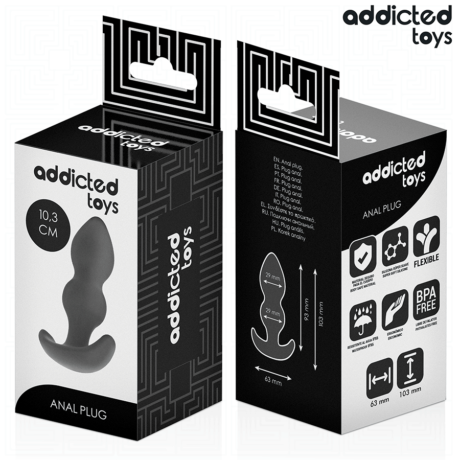 ADDICTED TOYS - TAPPO ANALE TAGLIA S 10,3 CM - immagine 7
