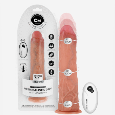 COCK MILLER - DILDO IPERREALISTICO CON VENTOSA E SPINTA CON TELECOMANDO 19