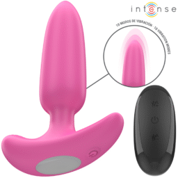 Alternative view of INTENSE - ROSS ANAL PLUG 10 VIBRAZIONI ROSA TELECOMANDO