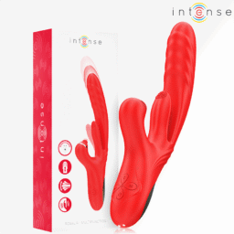INTENSE - VIBRATORE MULTIFUNZIONE ROSALIA 3 IN 1 ROSSO
