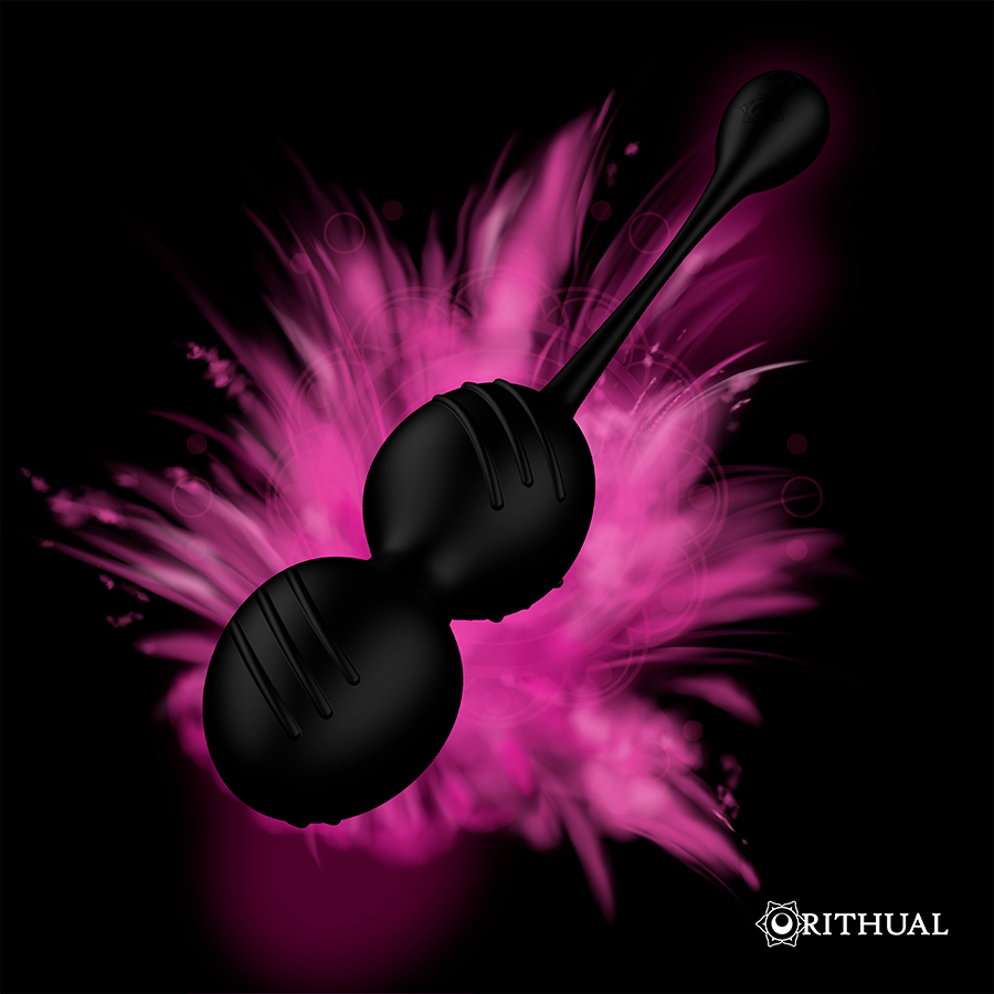 RITHUAL - NISHA SFERE KEGEL VIBRANTI RICARICABILI NERE - immagine 4