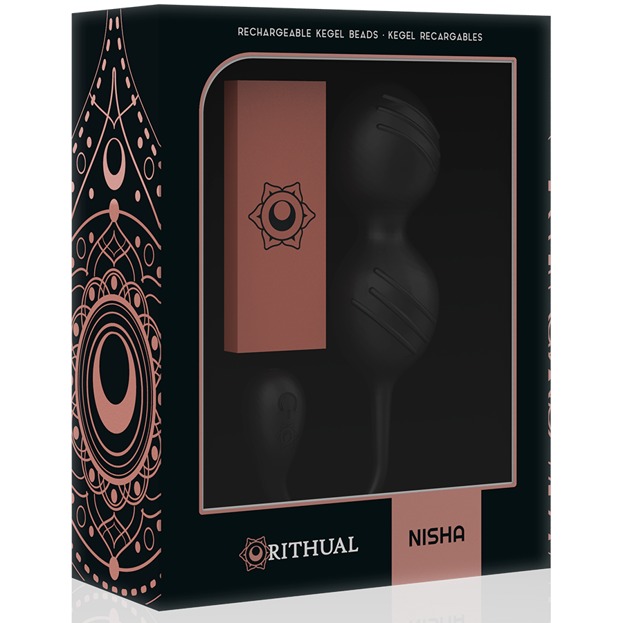 RITHUAL - NISHA SFERE KEGEL VIBRANTI RICARICABILI NERE - immagine 9