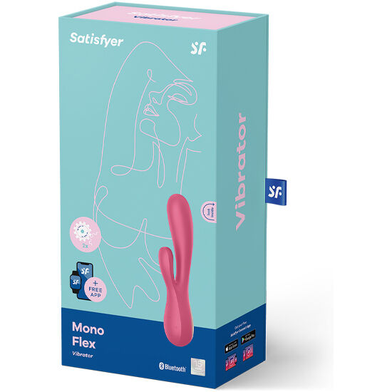 SATISFYER - MONO FLEX ROSSO CON APP - immagine 4