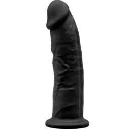 SILEXD - MODELLO 2 PENE REALISTICO PREMIUM SILEXPAN SILICONE NERO 15 CM